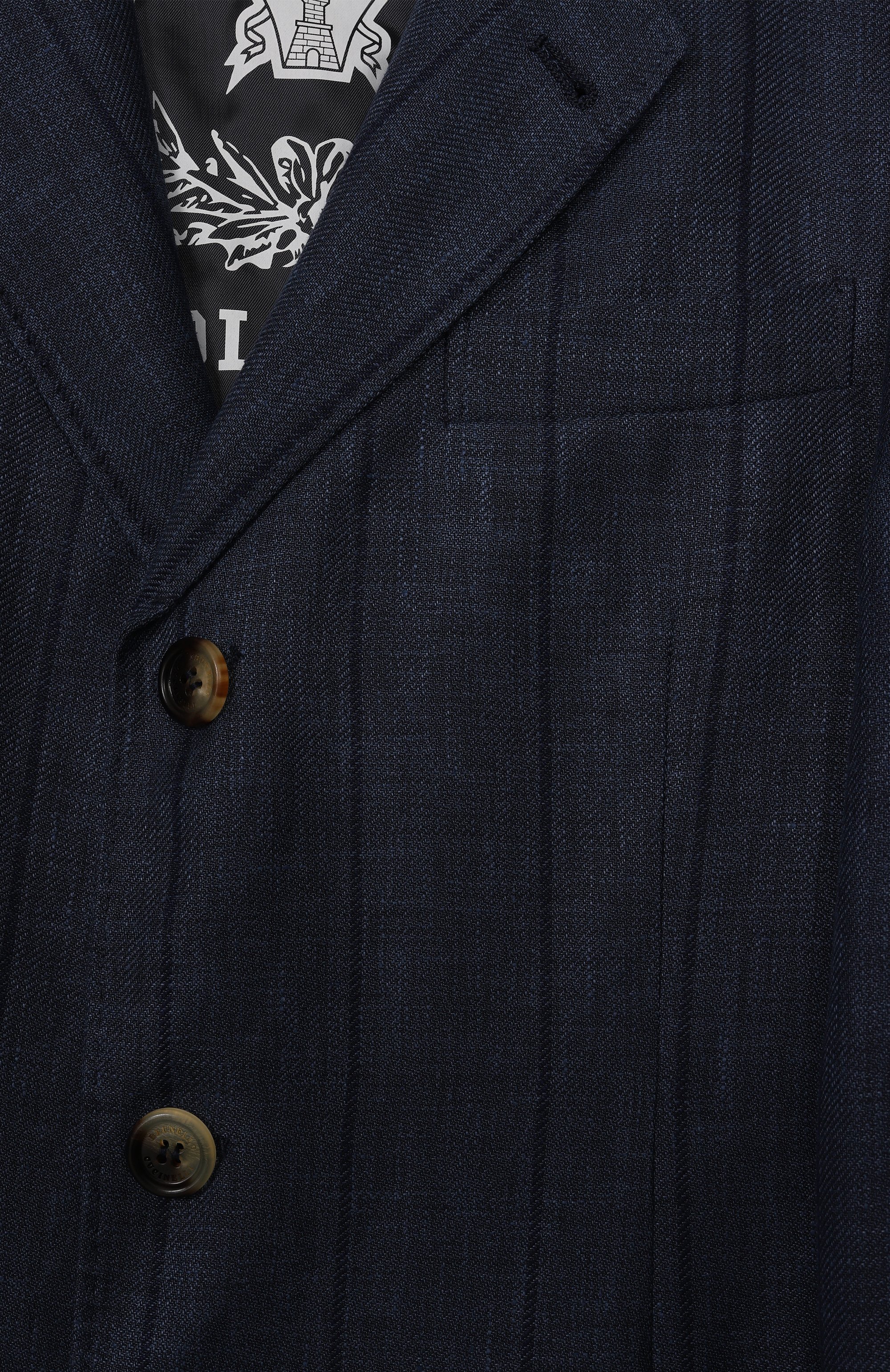 Пиджак из шерсти и льна BRUNELLO CUCINELLI, арт. BR484K729C, фото 3