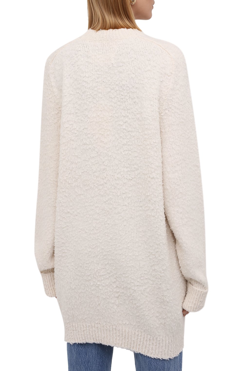 Хлопковый кардиган MAISON MARGIELA кремового цвета по цене 96150 руб., арт. S51GP0226/S17664, фото 4 Хлопковый кардиган MAISON MARGIELA, арт. S51GP0226/S17664, фото 4