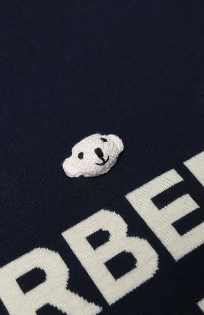 Шерстяное одеяло BURBERRY темно-синего цвета по цене 69950 руб., арт. 8017912, фото 2 Шерстяное одеяло BURBERRY, арт. 8017912, фото 2