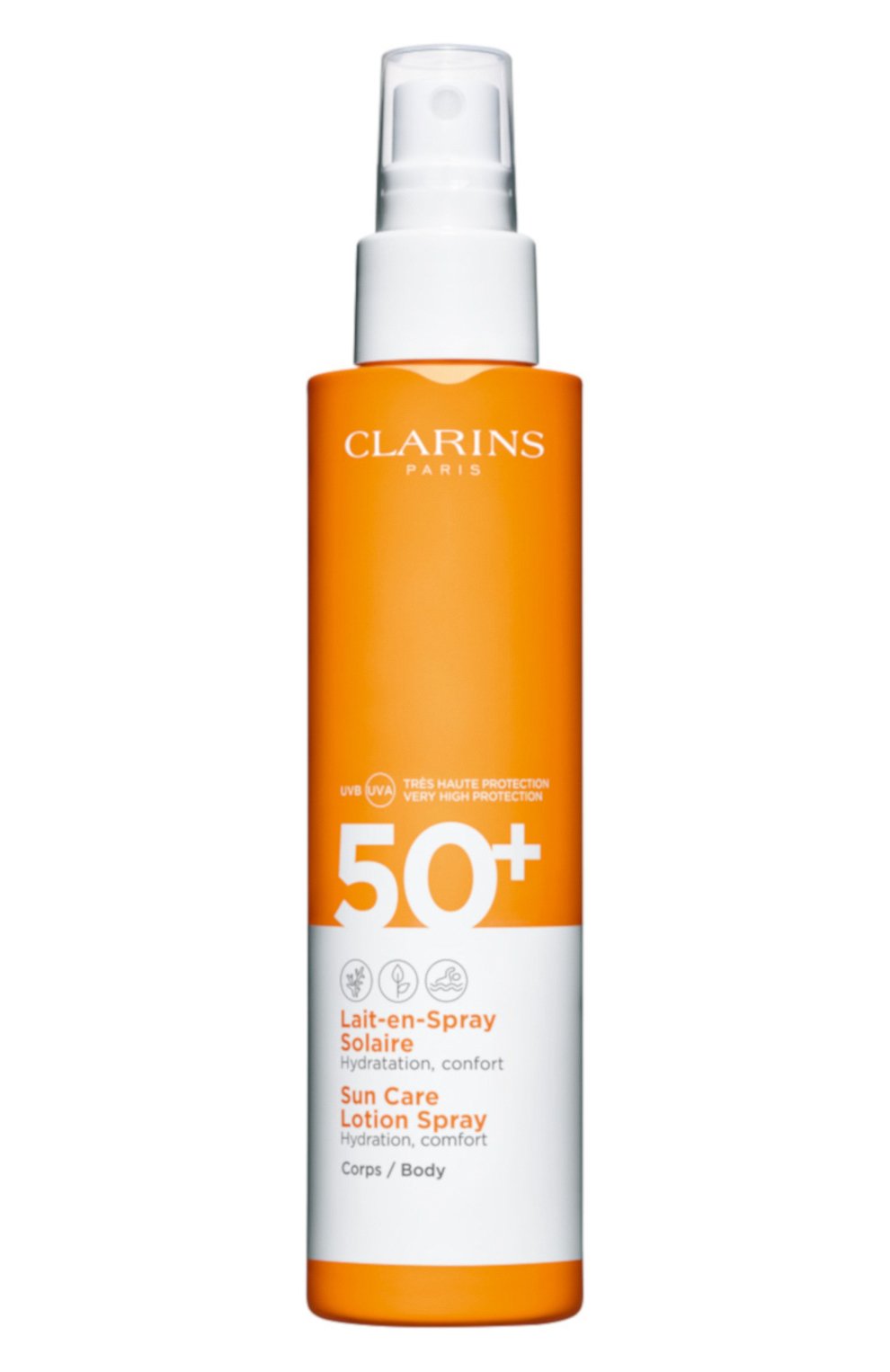 Солнцезащитное молочко-спрей для тела spf 50+ (150ml) CLARINS, арт. 80050665, фото 1