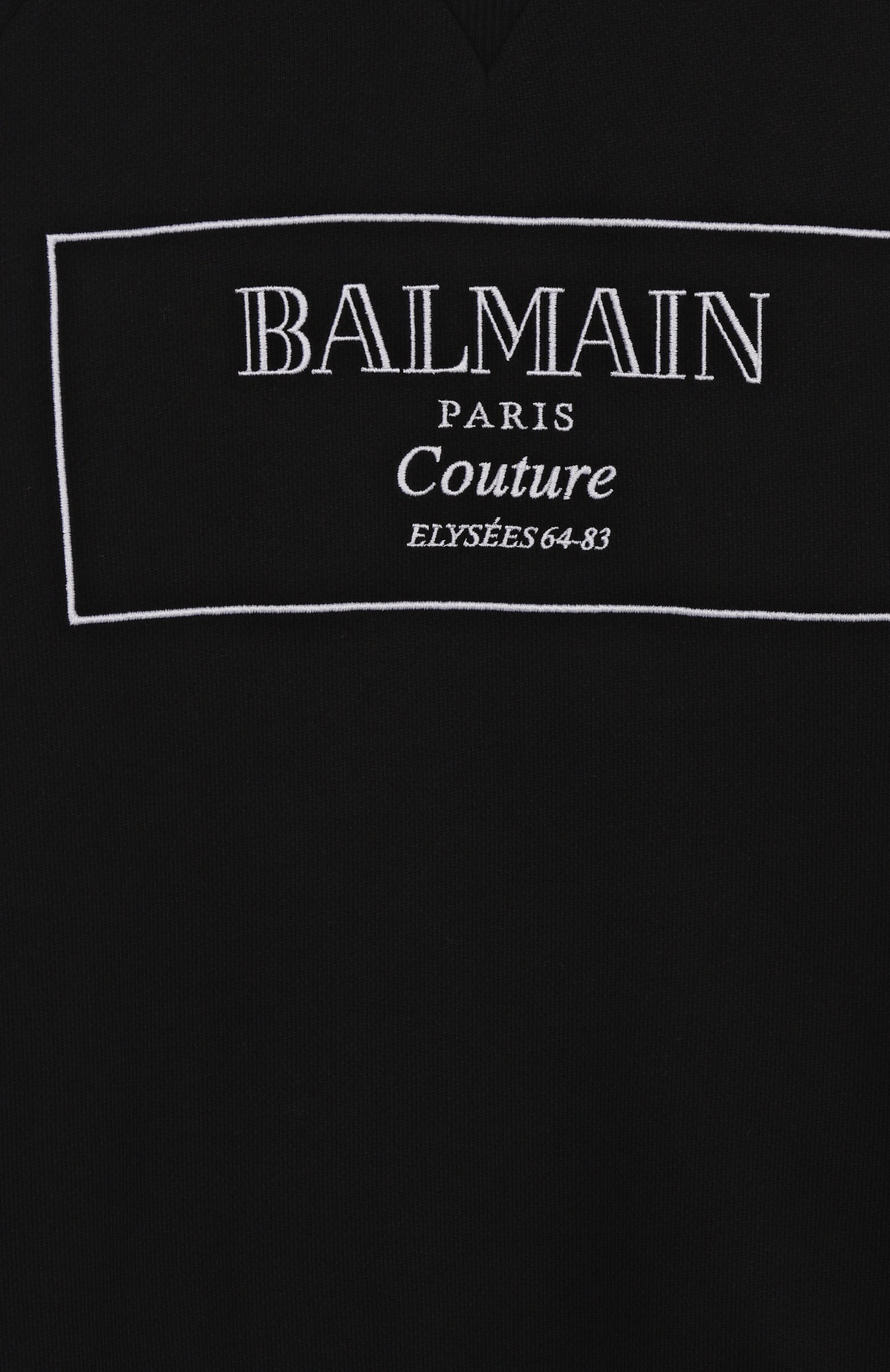 Хлопковый свитшот BALMAIN, арт. BX4P80, фото 3