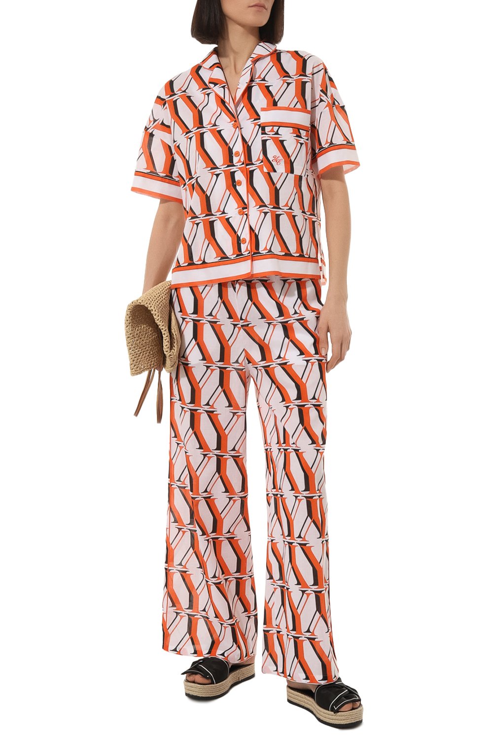 Хлопковые брюки YANINA, арт. 0-2481D, фото 2