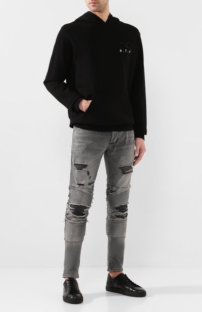 Хлопковое худи RTA, арт. MH9213-95GLBK, фото 2