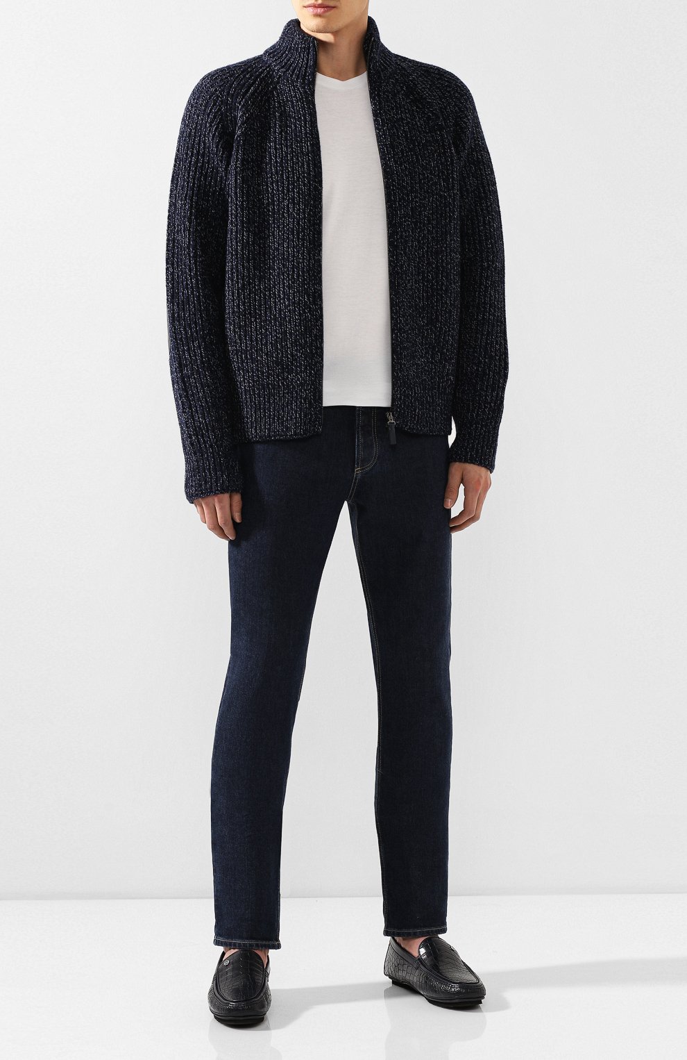 Мокасины из кожи крокодила ZILLI, арт. MDR-M007/005/CNIL, фото 2