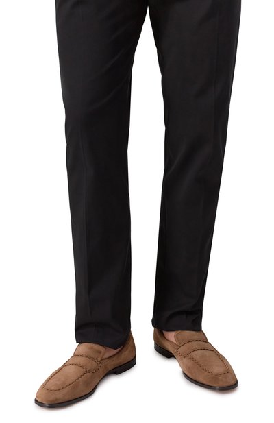 Замшевые лоферы ZILLI, арт. H0174AM1107VLSW03, фото 3