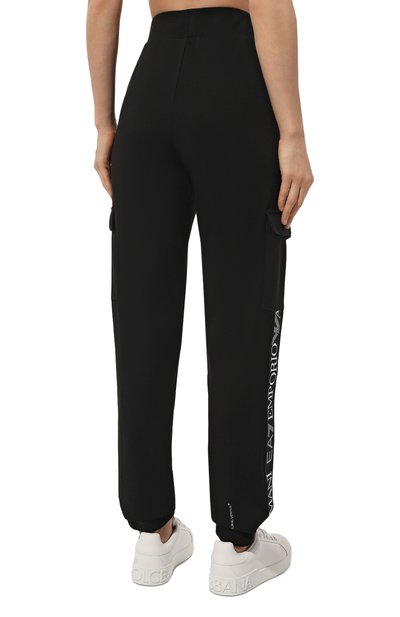 Джоггеры EA7 черного цвета по цене 11700 руб., арт. 3DTP64/TJKWZ, фото 4 Джоггеры EA7, арт. 3DTP64/TJKWZ, фото 4