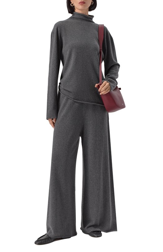 Кашемировые брюки Jil Sander J40KA0017/J13204 Серый  J40KA0017/J13204 Фото 2