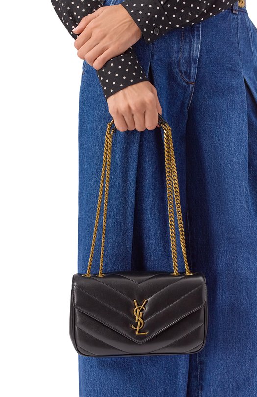 Сумка Loulou small Saint Laurent 801437/AAEAX Чёрный  801437/AAEAX Фото 2