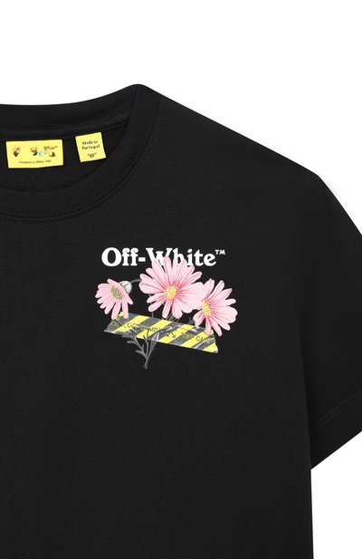 Хлопковая футболка OFF-WHITE, арт. 0GAA001S26JER004_001, фото 3