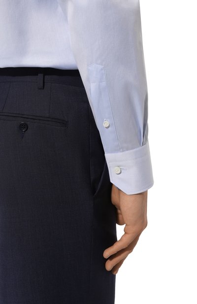 Хлопковая сорочка ZEGNA, арт. 704002A7/9MS0BA, фото 5