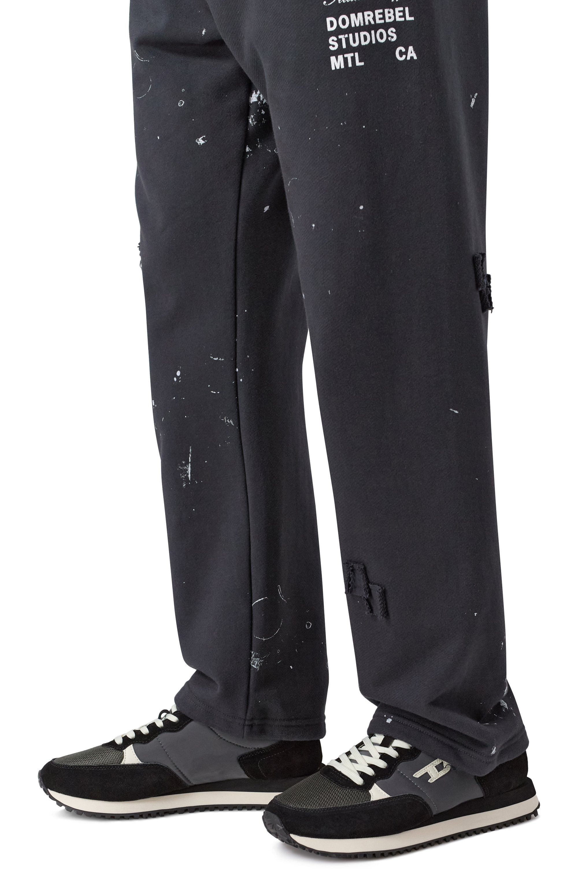 Комбинированные кроссовки s-d DIESEL черного цвета по цене 21600 руб., арт. Y03720/PS326, фото 3 Комбинированные кроссовки s-d DIESEL, арт. Y03720/PS326, фото 3