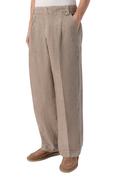 Льняные брюки INLINUM, арт. MIAKY/TR0PEA, фото 3
