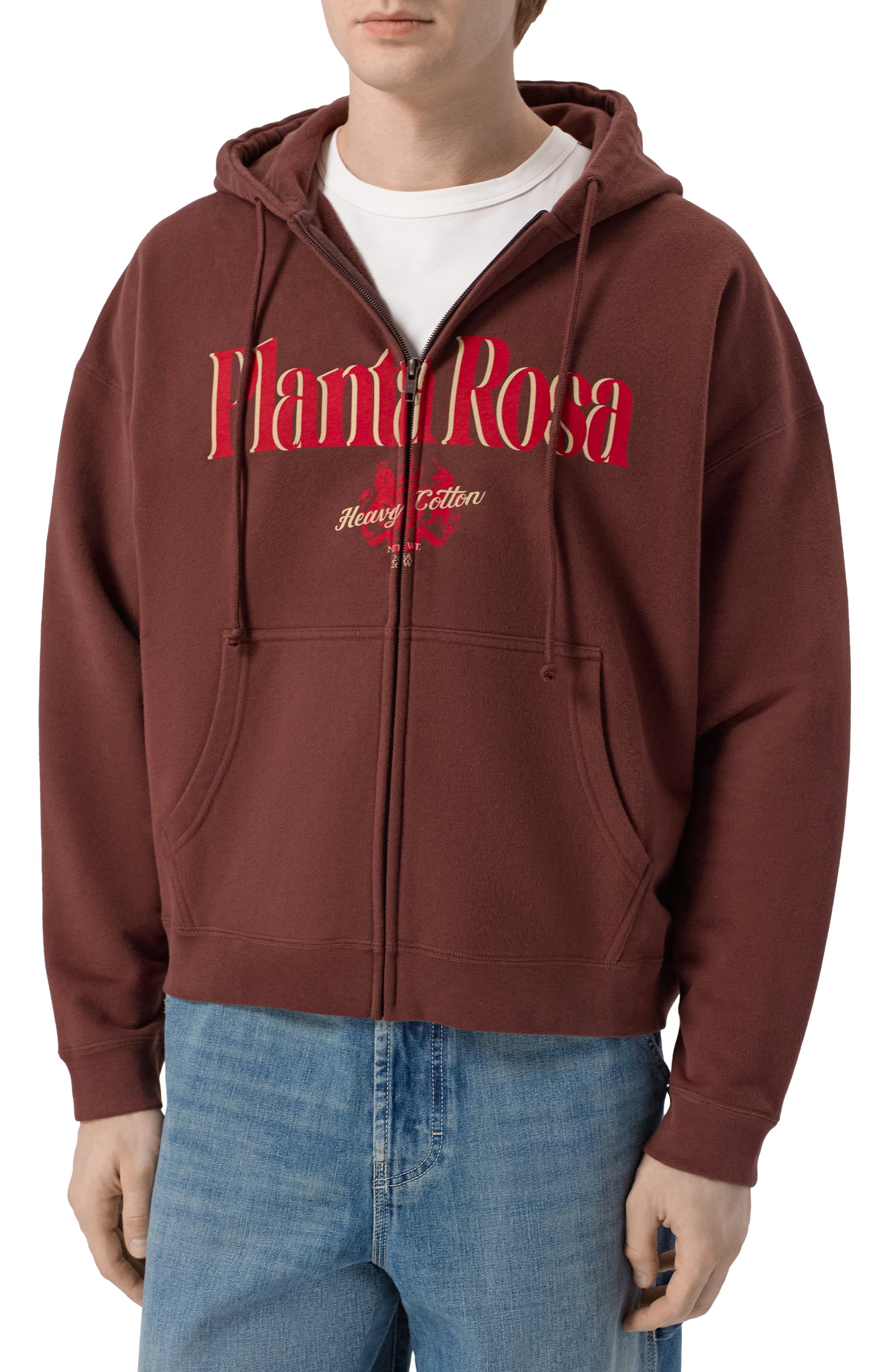 Хлопковая толстовка PLANTA ROSA, арт. PR/HZ013/ROSAHILLS/370VELVET, фото 4