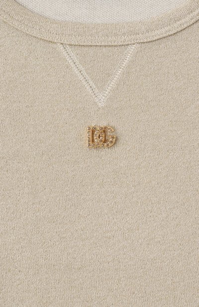 Свитшот из вискозы и шелка DOLCE & GABBANA, арт. L5JWB0/G700U/2-6, фото 3