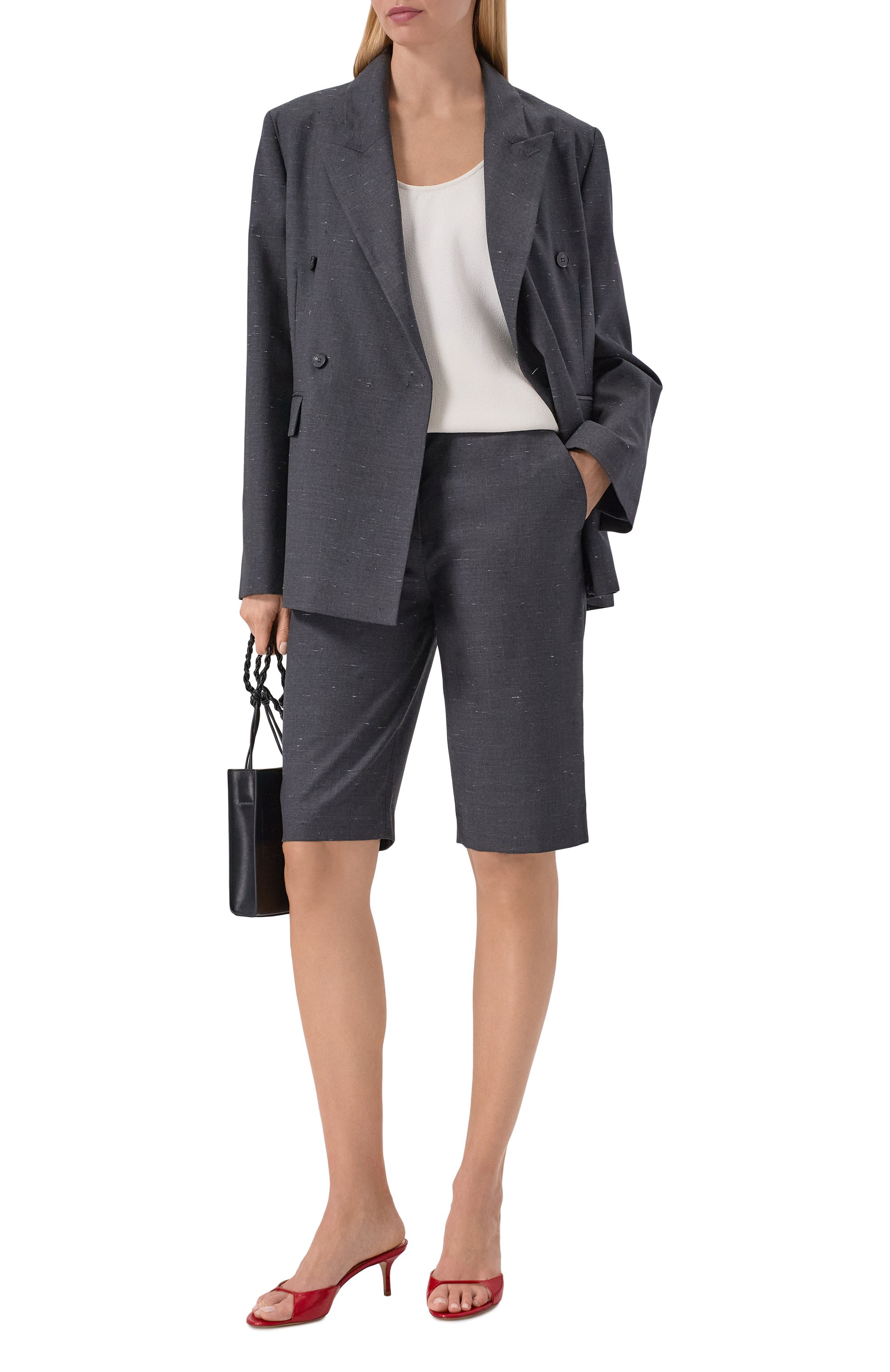 Шорты из шерсти и шелка LOULOU DE SAISON, арт. RAY, фото 2