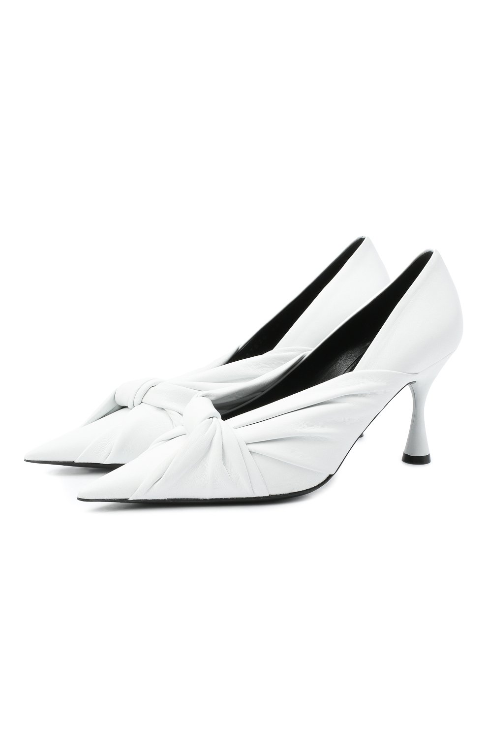 Кожаные туфли drapy BALENCIAGA, арт. 617578/WA2M0, фото 1