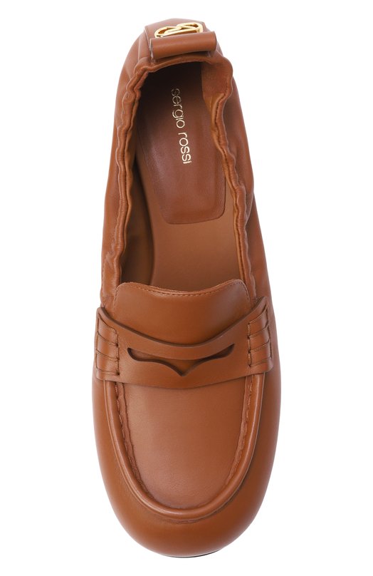 Кожаные туфли Orb 25 Sergio Rossi B14820/MMVN13 Коричневый  B14820/MMVN13 Фото 6