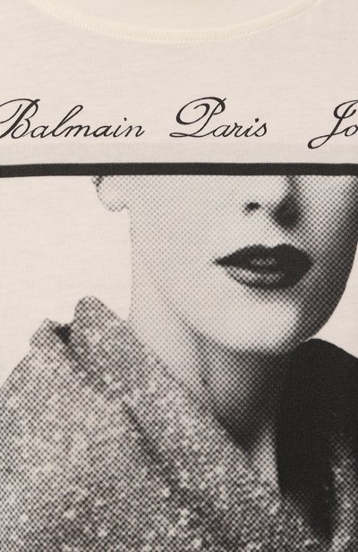 Хлопковая футболка BALMAIN, арт. BH0EG010/GD14, фото 5