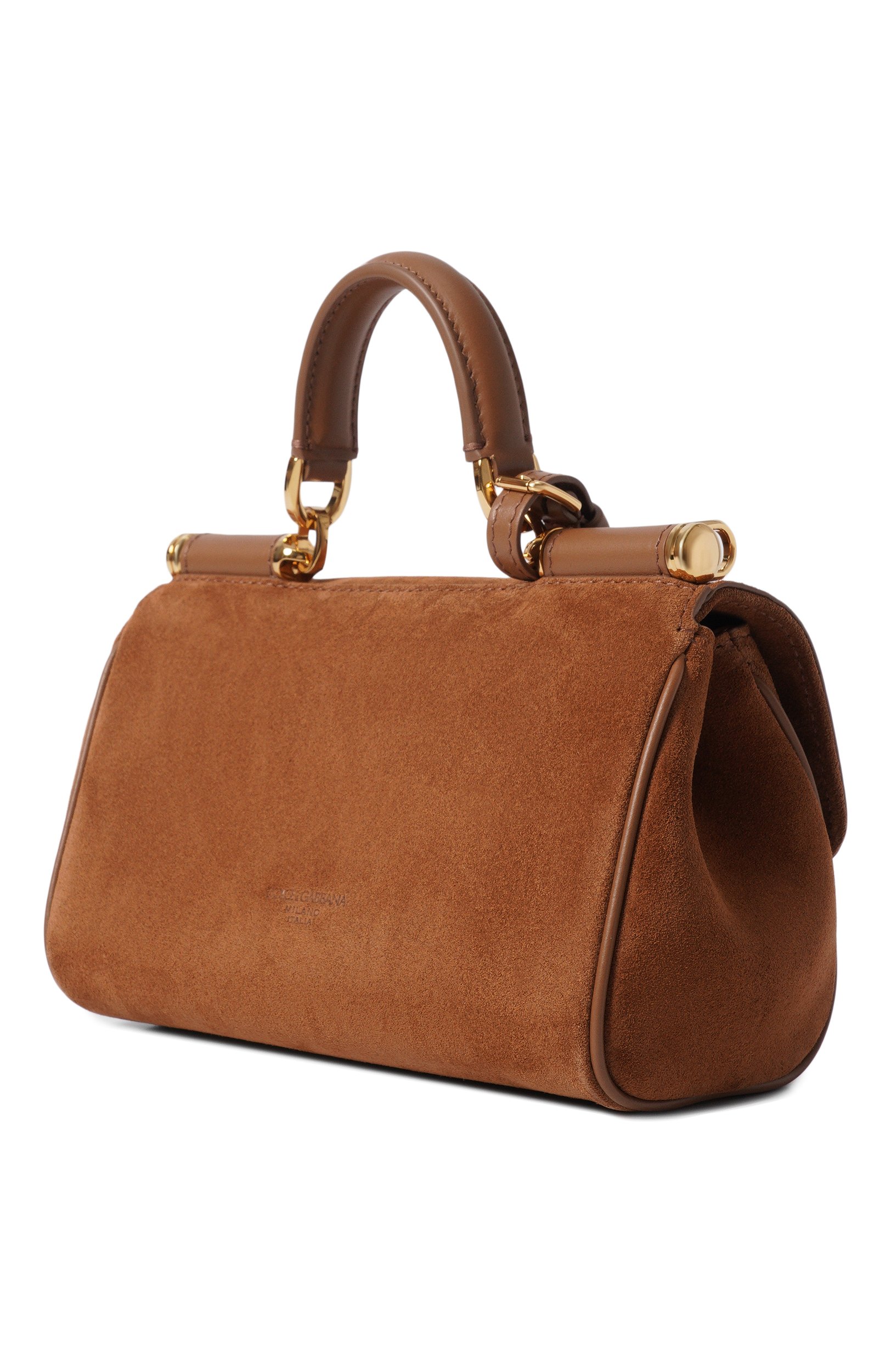 Сумка my sicily mini DOLCE & GABBANA светло-коричневого цвета по цене 170500 руб., арт. BB7864/B0903, фото 4 Сумка my sicily mini DOLCE & GABBANA, арт. BB7864/B0903, фото 4