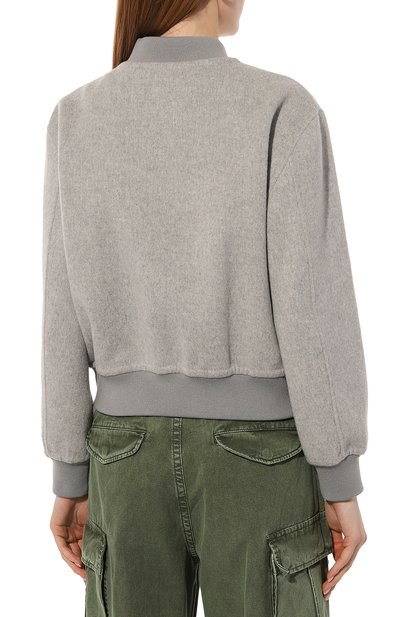 Бомбер из шерсти и кашемира THEORY, арт. M1101405, фото 4