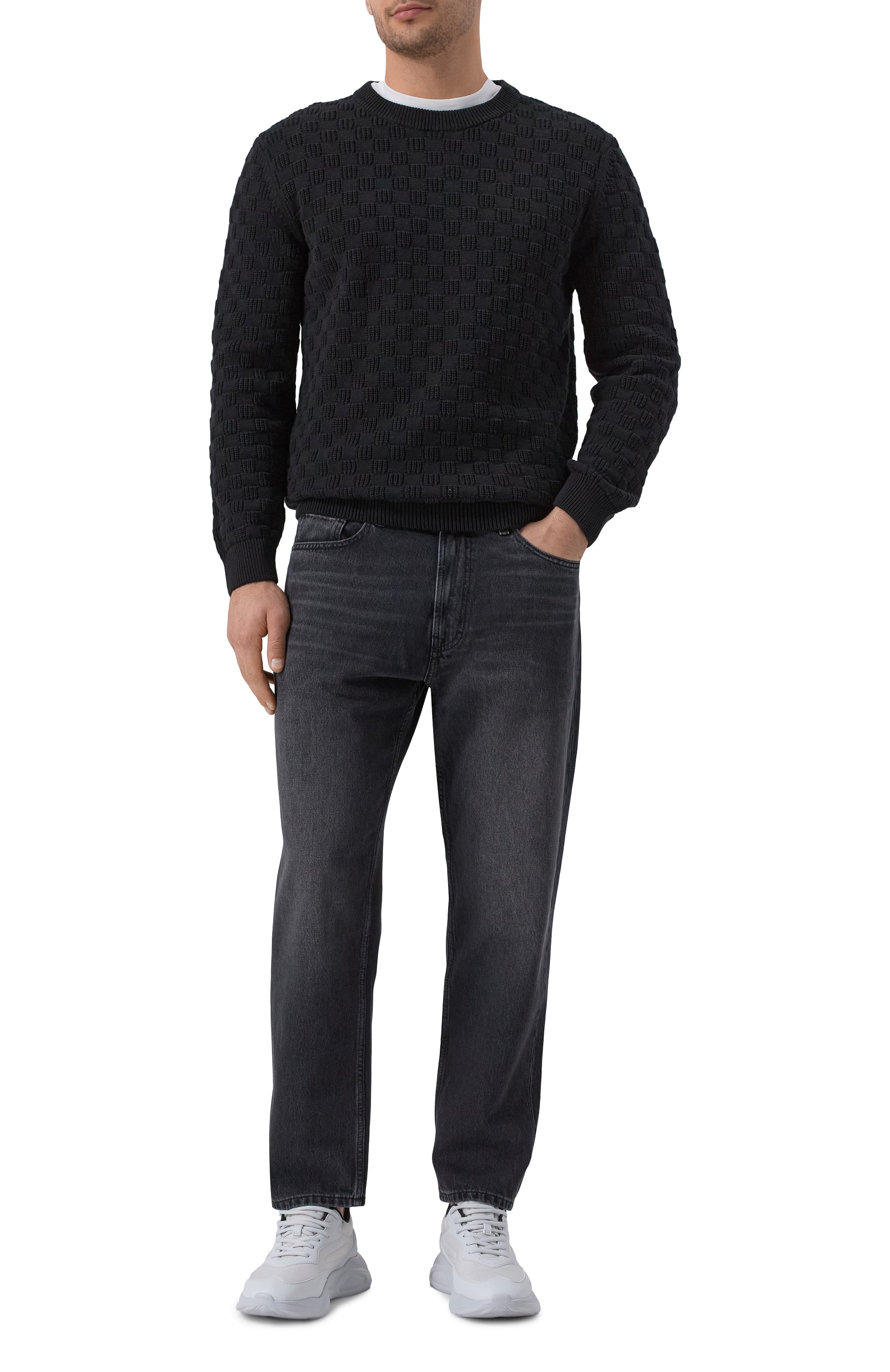 Хлопковый джемпер HUGO, арт. 50531812, фото 2