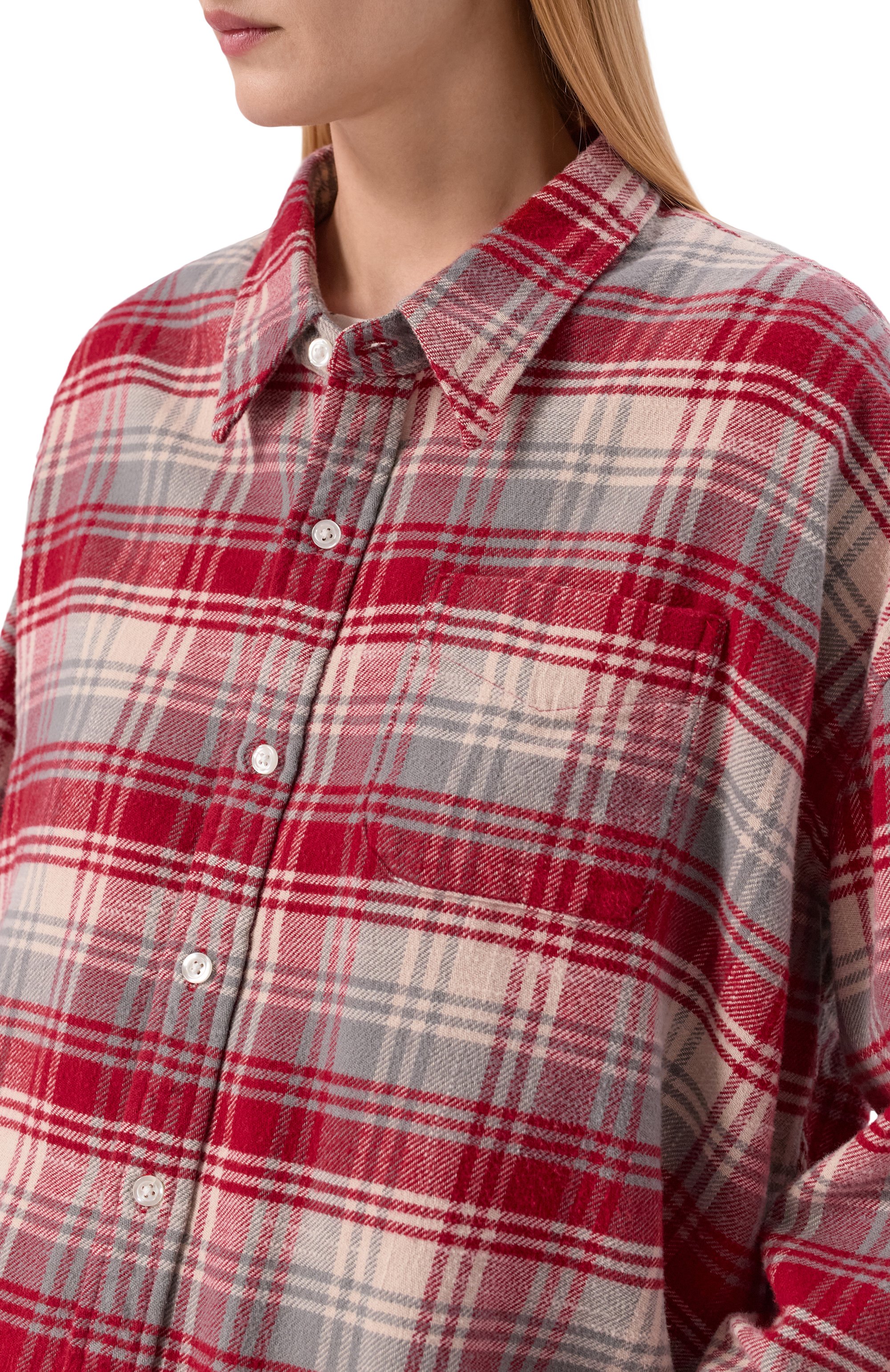 Хлопковая рубашка R13, арт. R13WR150-R683B, фото 5