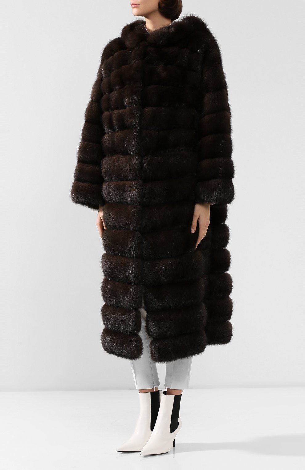 Шуба из меха соболя KITON, арт. D48692X04R72/03, фот о 3