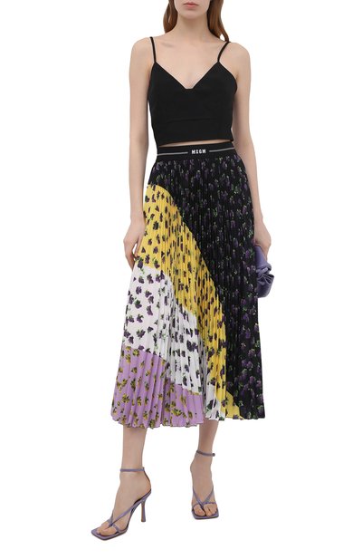 Плиссированная юбка MSGM, арт. 3042MDD112P 217485, фото 2