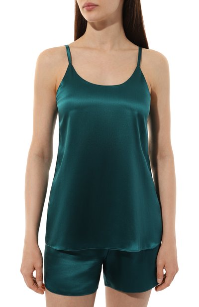 Шелковая пижама PRIMROSE бирюзового цвета по цене 22900 руб., арт. 1W.706TS.S017, фото 3 Шелковая пижама PRIMROSE, арт. 1W.706TS.S017, фото 3