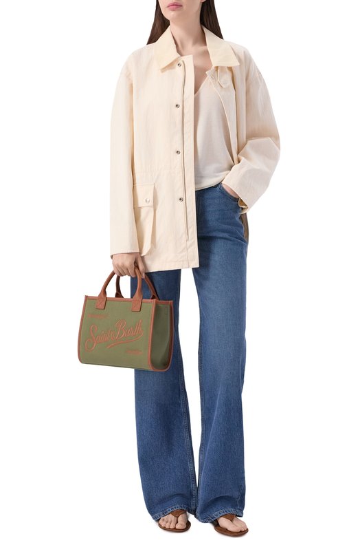 Сумка Vanity medium MC2 Saint Barth VANMD001-01794L/VANITY BAG MIDI Хаки  VANMD001-01794L/VANITY BAG MIDI Фото 3