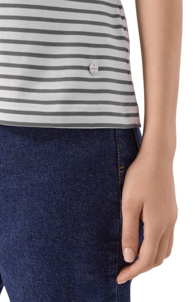 Хлопковая футболка WINDSOR белого цвета по цене 18900 руб., арт. 52 DT205 10015934, фото 5 Хлопковая футболка WINDSOR, арт. 52 DT205 10015934, фото 5