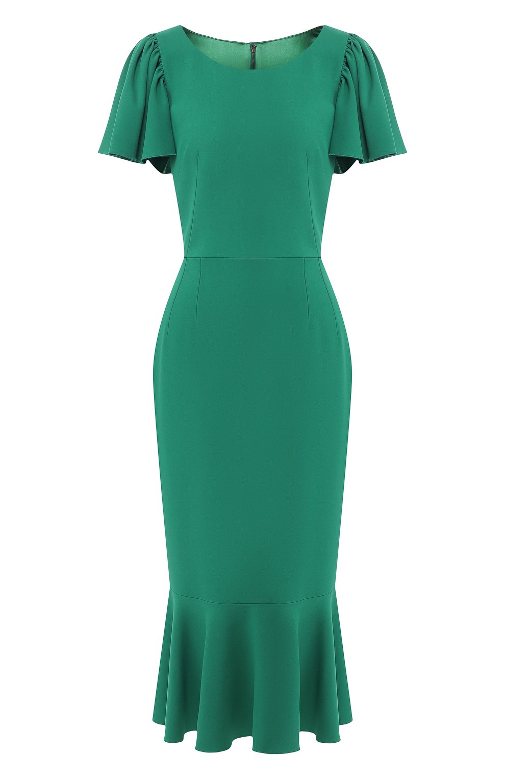 Платье DOLCE & GABBANA зеленого цвета по цене 185500 руб., арт. F6E3HT/FURDV, фото 1 Платье DOLCE & GABBANA, арт. F6E3HT/FURDV, фото 1