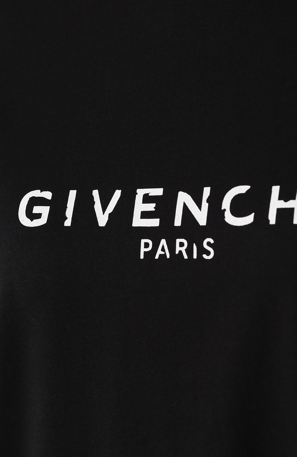 Хлопковая футболка GIVENCHY черного цвета по цене 38950 руб., арт. BW70603Z0Y, фото 5 Хлопковая футболка GIVENCHY, арт. BW70603Z0Y, фото 5