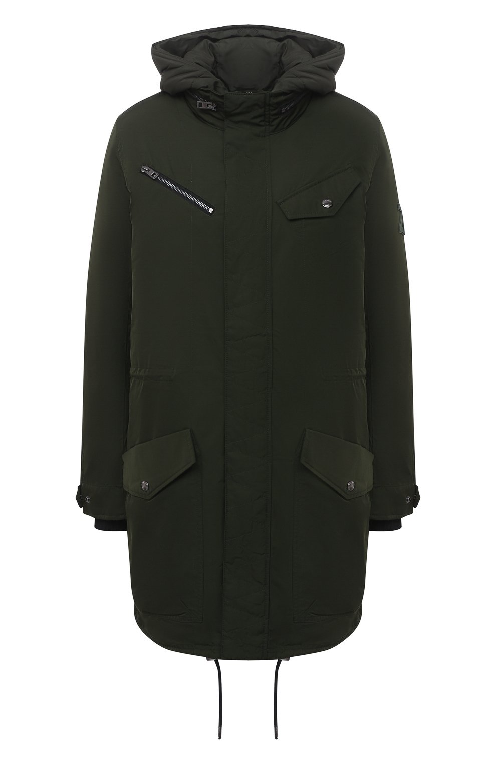 Парка ZADIG AND VOLTAIRE хаки цвета по цене 62650 руб., арт. WJCD2902F, фото 1 Парка ZADIG AND VOLTAIRE, арт. WJCD2902F, фото 1