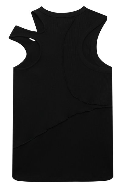 Хлопковый топ LES COYOTES DE PARIS черного цвета по цене 11850 руб., арт. 122-20-128, фото 2 Хлопковый топ LES COYOTES DE PARIS, арт. 122-20-128, фото 2