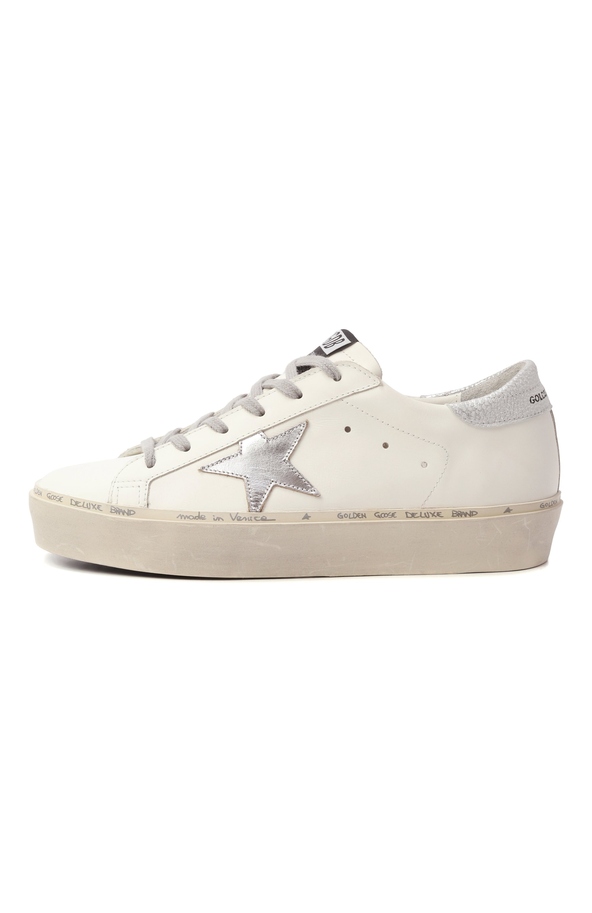 Кожаные кеды hi star GOLDEN GOOSE DELUXE BRAND, арт. GWF00118.F000329, фото 4