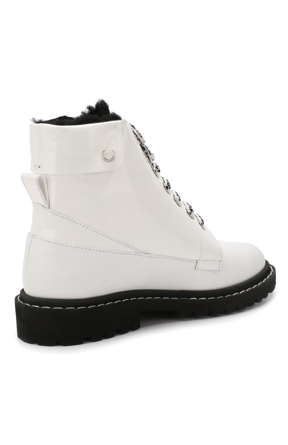 Кожаные ботинки snow JIMMY CHOO, арт. SN0W FLAT/WVJ, фото 4