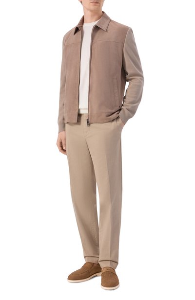 Лоферы из нубука ZILLI, арт. H0306AM1401VZPU05, фото 2