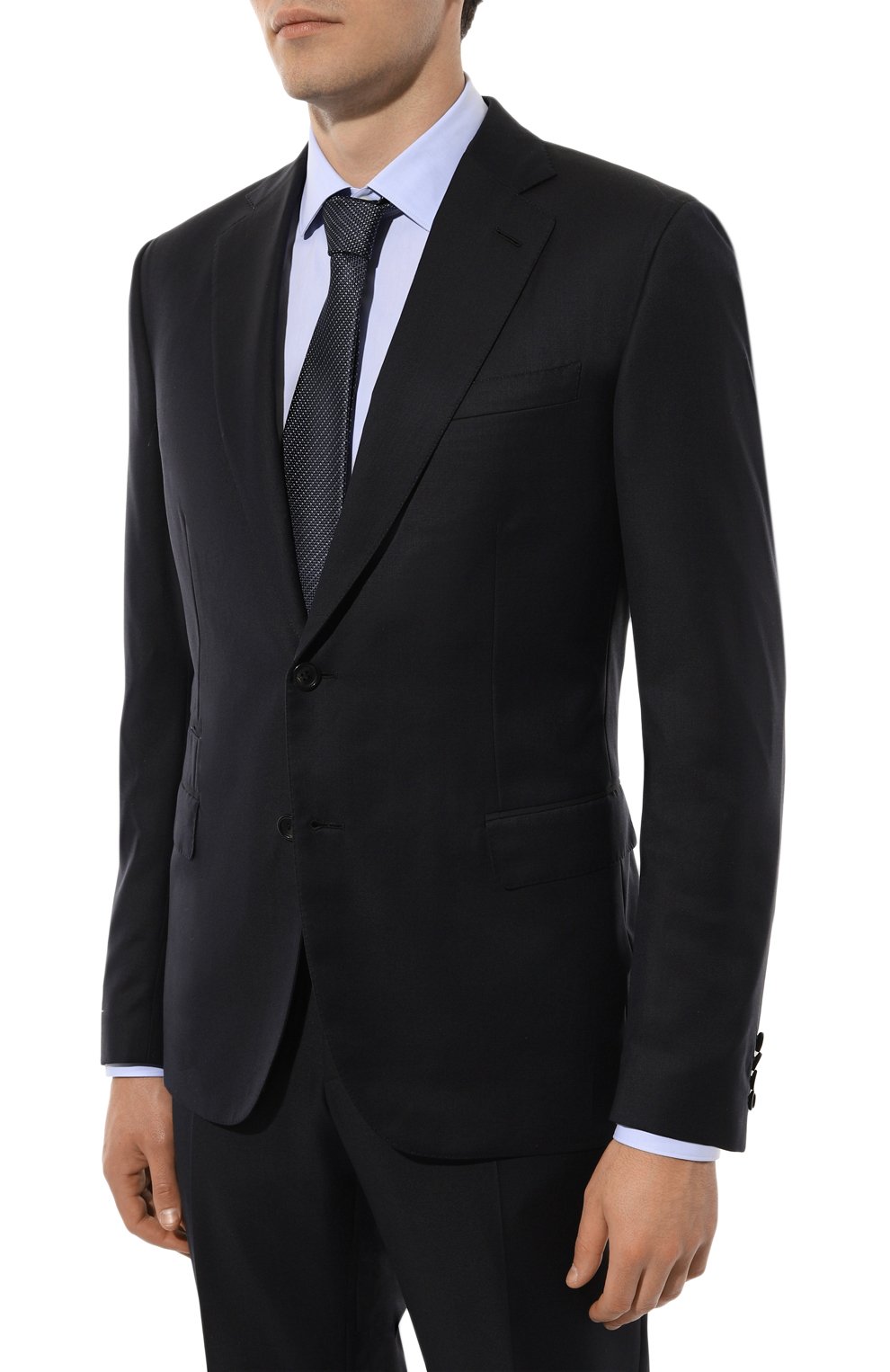 Шерстяной костюм BRIONI темно-синего цвета по цене 364500 руб., арт. RA0B18/PZA18, фото 2 Шерстяной костюм BRIONI, арт. RA0B18/PZA18, фото 2