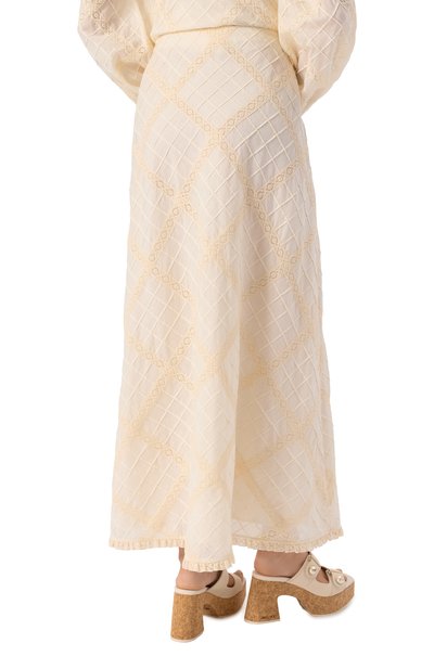 Хлопковая юбка ZIMMERMANN, арт. 0736SRS253, фото 4