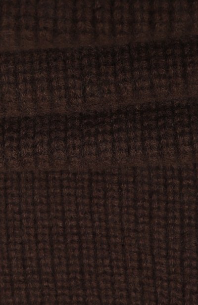 Кашемировый шарф YVES SALOMON ENFANT коричневого цвета по цене 30700 руб., арт. 24WEA011XXCARD, фото 2 Кашемировый шарф YVES SALOMON ENFANT, арт. 24WEA011XXCARD, фото 2