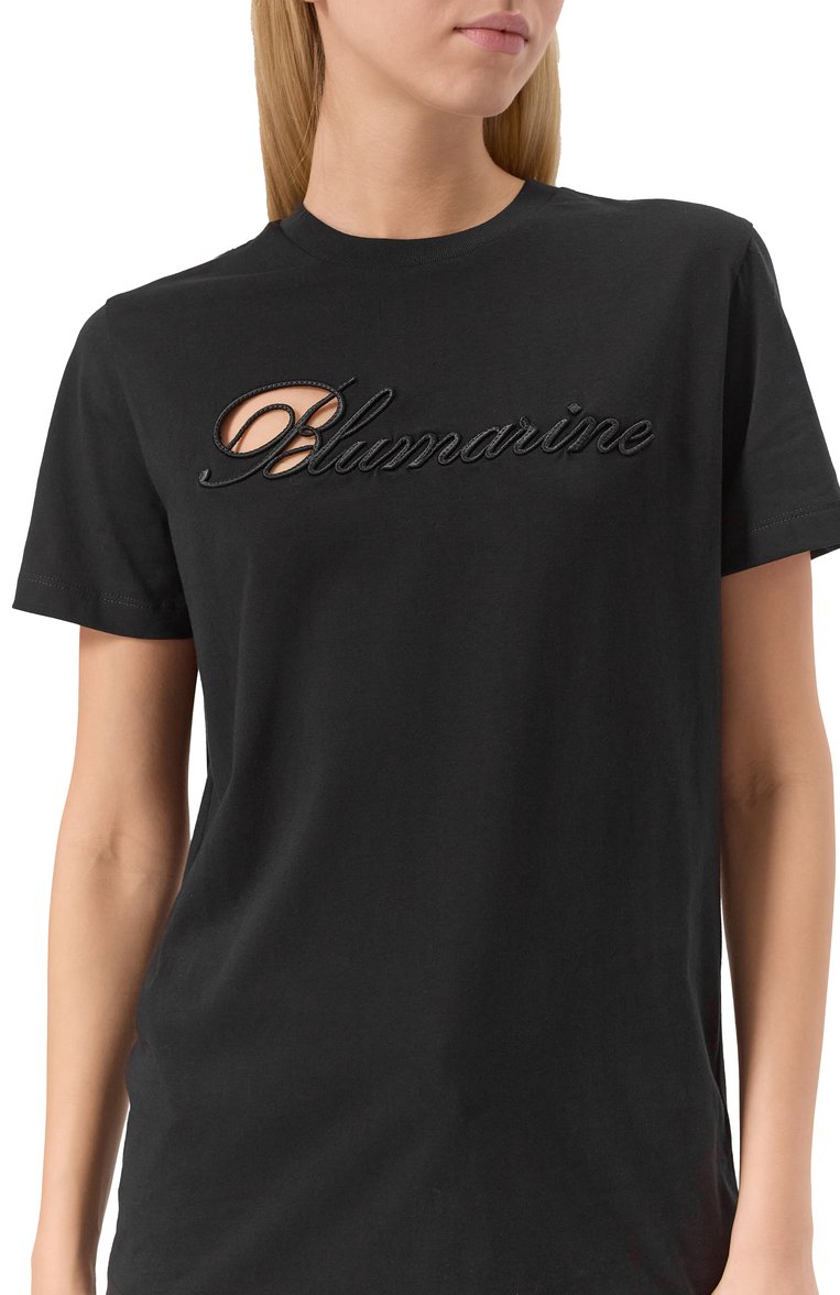 Хлопковая футболка BLUMARINE, арт. 2T115A/N0990, фото 1