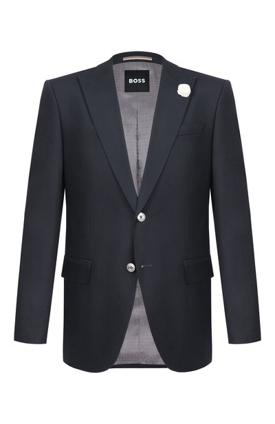Мужской пиджак из шерсти и вискозы BOSS, арт. 50557512