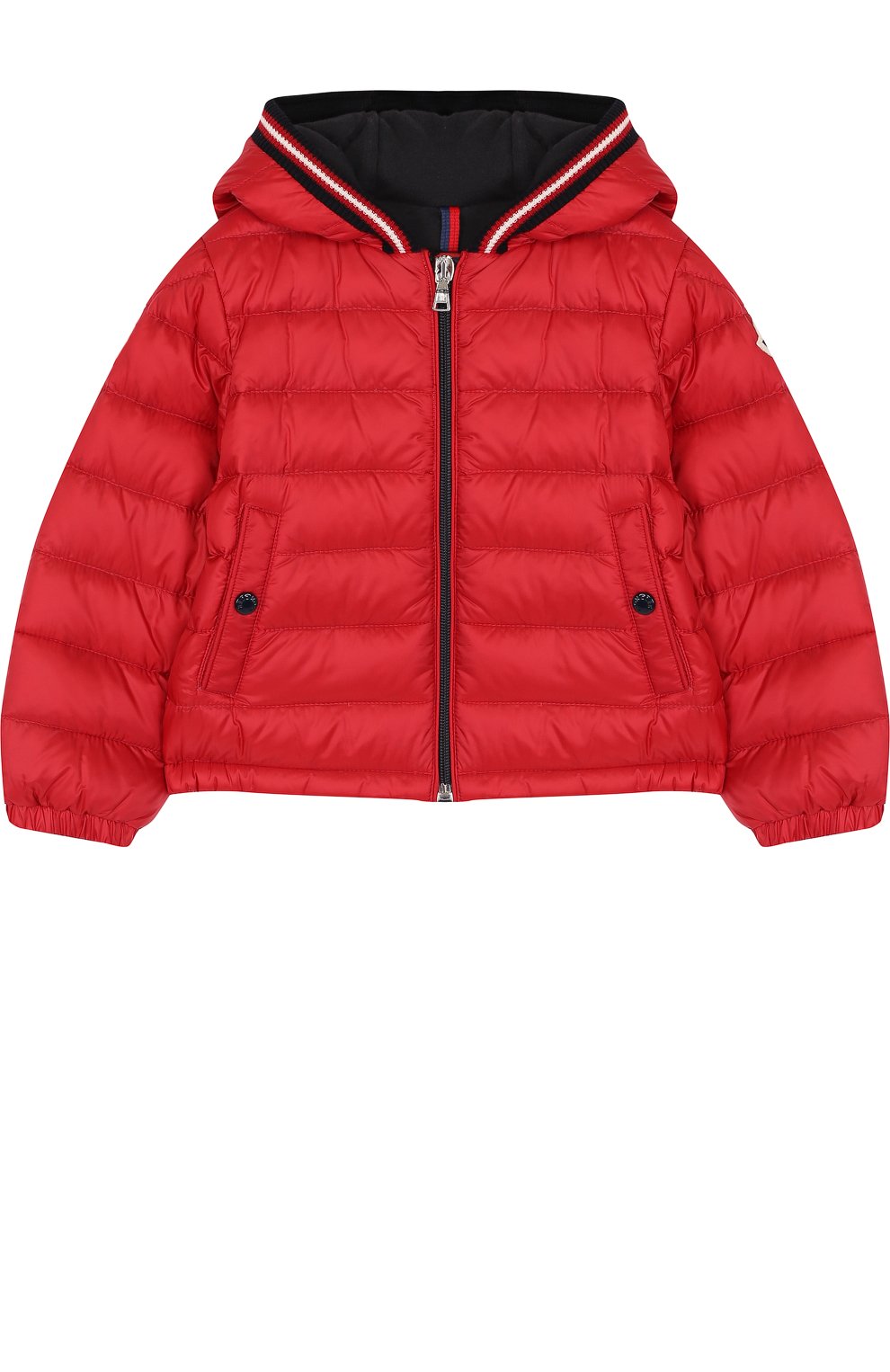Пуховая куртка на молнии с капюшоном MONCLER ENFANT, арт. D1-951-40319-05-53048, фото 1