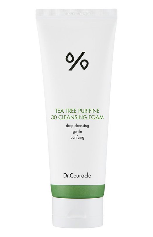 фото Пенка для умывания с чайным деревом tea tree 3urifine 30 cleansing foam (150ml) dr.ceuracle