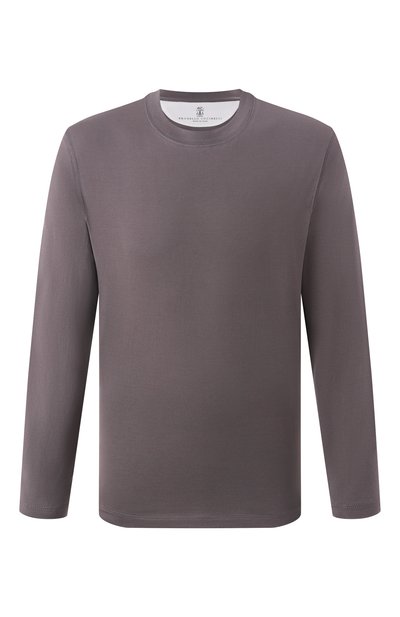 Мужская хлопковый лонгслив BRUNELLO CUCINELLI, арт. M0B137407