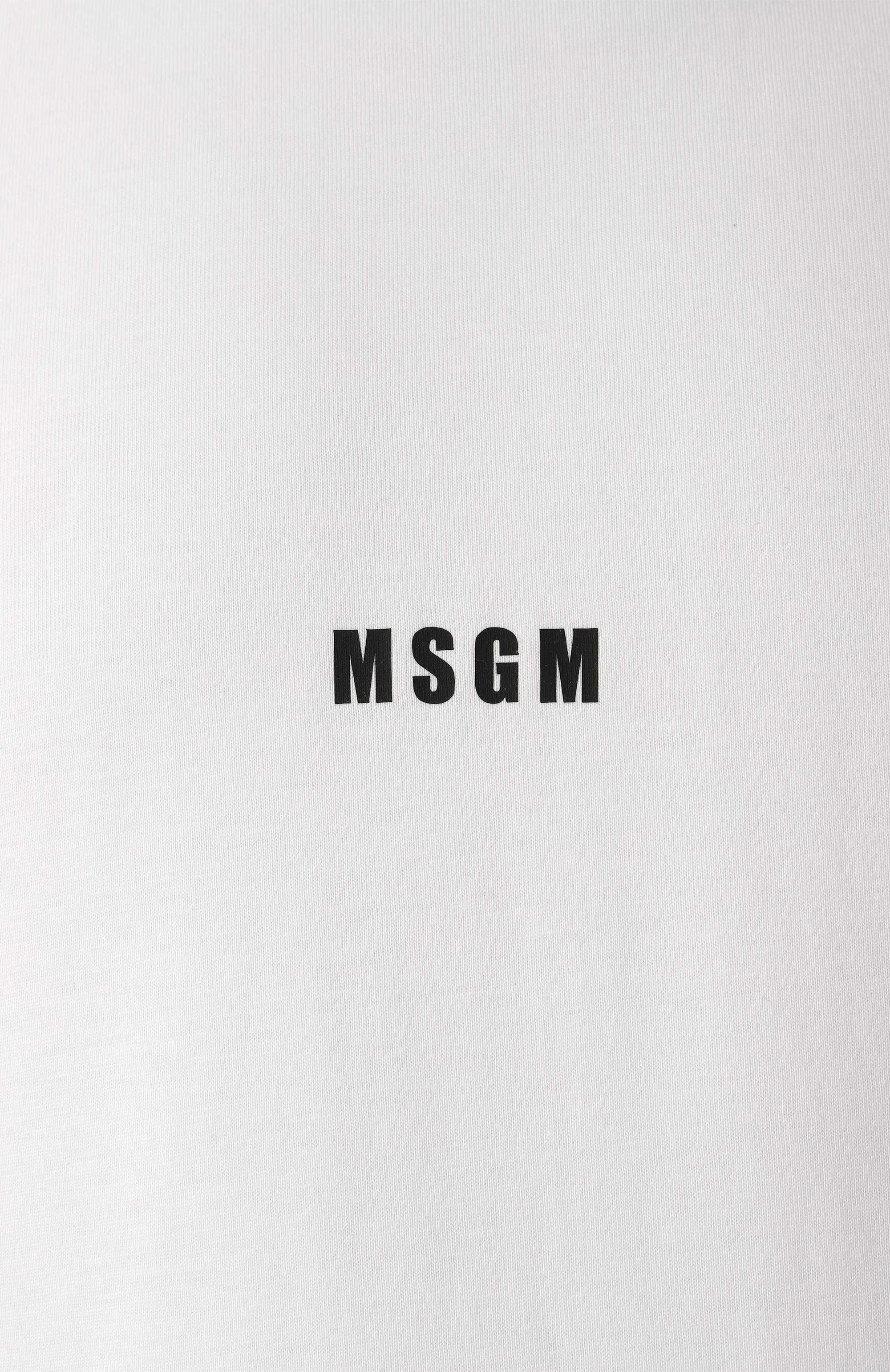 Хлопковая футболка MSGM, арт. 2000MM500 200002, фото 6