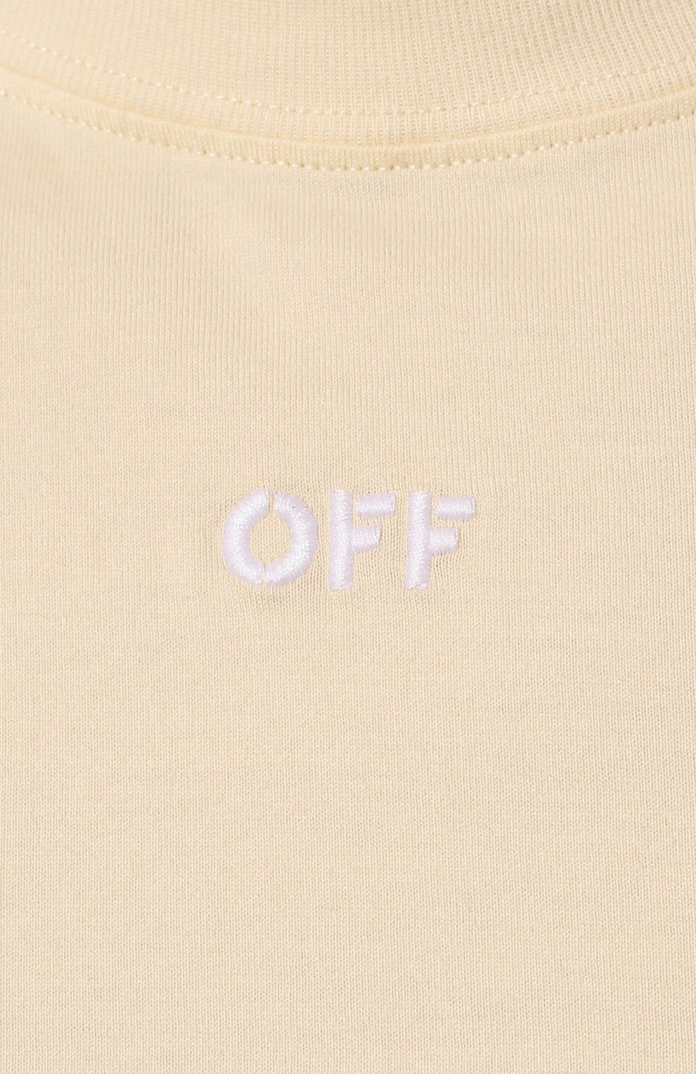 Хлопковая футболка OFF-WHITE, арт. 0MAA120S24JER004, фото 5
