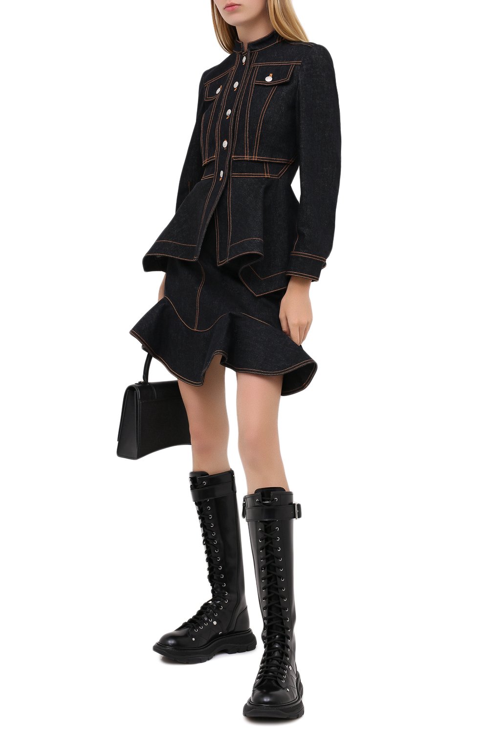 Джинсовый жакет ALEXANDER MCQUEEN, арт. 628168/QMAA2, фото 2