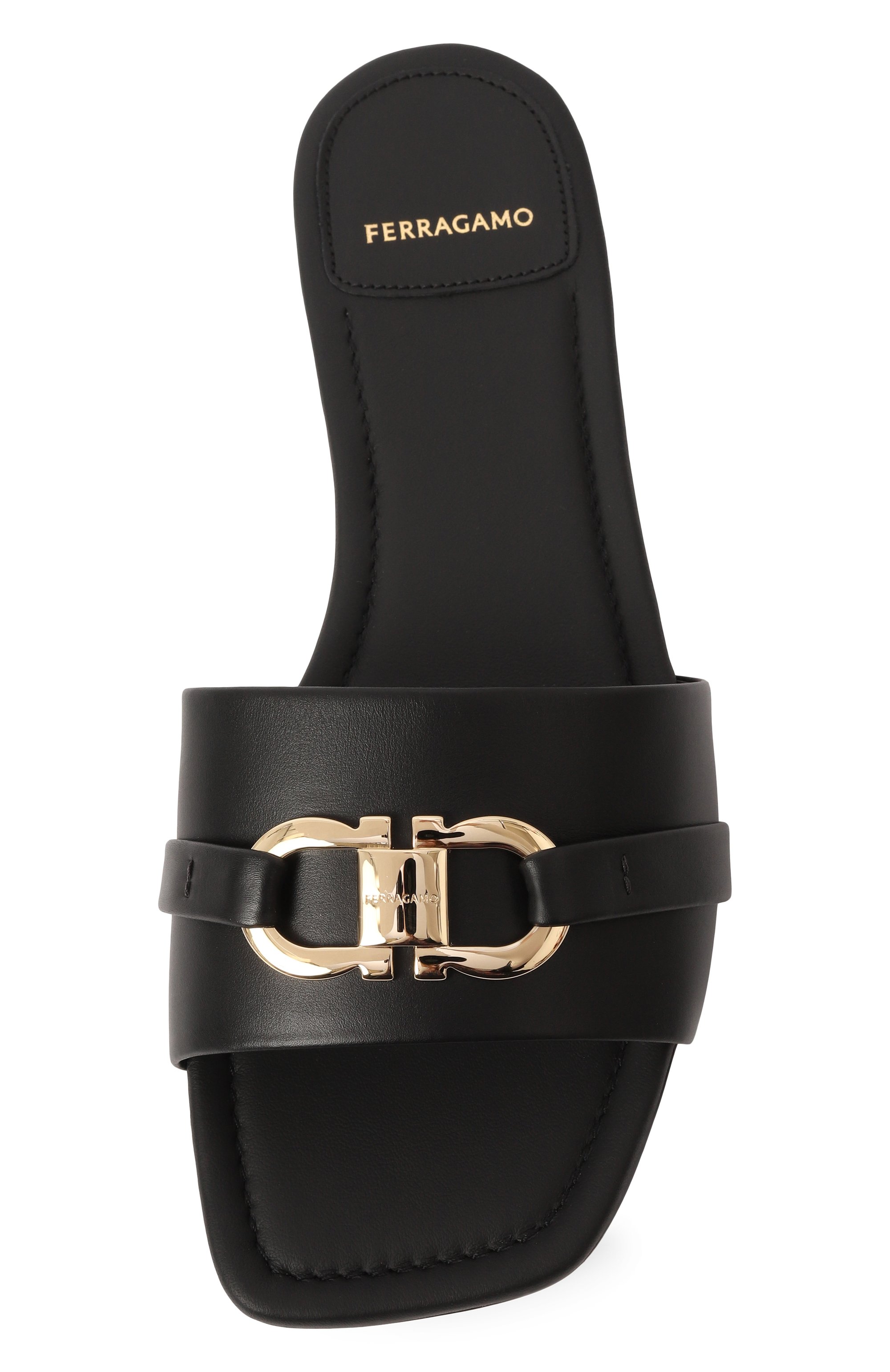 Кожаные шлепанцы FERRAGAMO, арт. 01G997/769637, фото 6